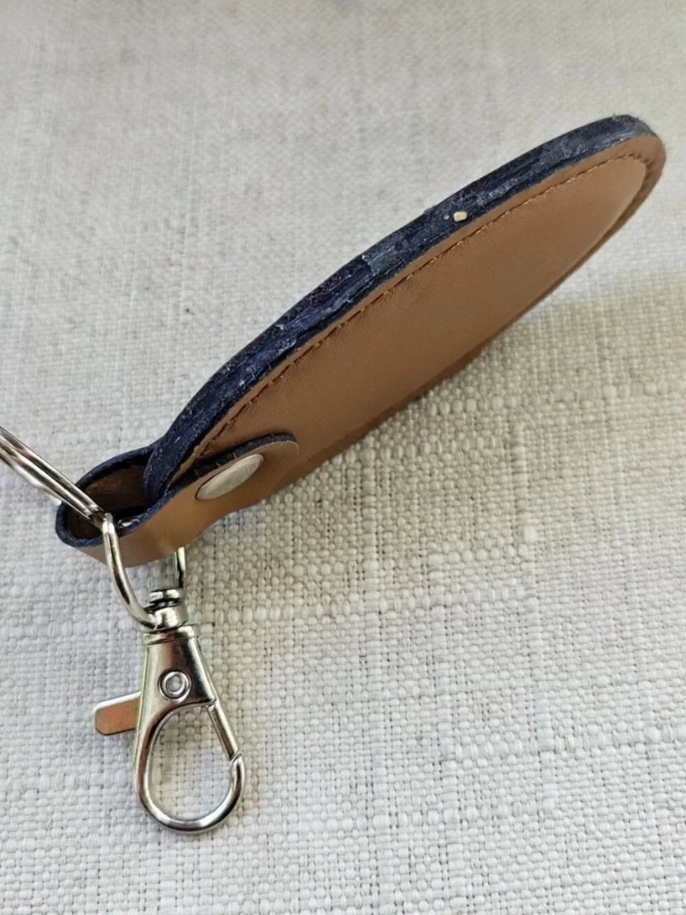 Handmade Keys Holder Genuine Leather keychain Keyring Brown Key Chain Ne